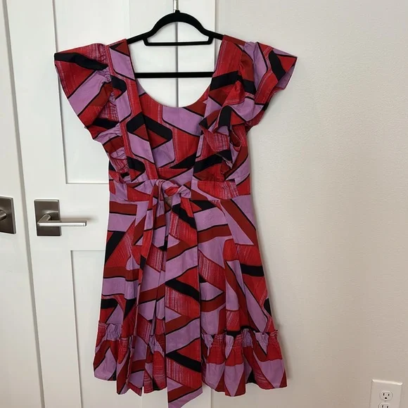 Tuckernuck Thistle Grove Weslen Tie-Back Bow Dress Large Gorgeous! - Picture 7 of 8